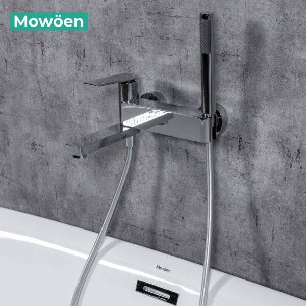 Vòi bồn tắm Mowoen Monica FB0006 2C gắn tường xả bồn tắm nhập khẩu