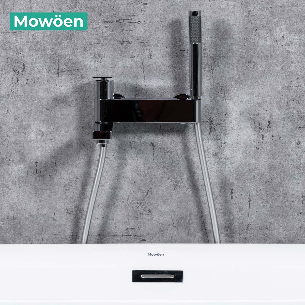 Vòi bồn tắm Mowoen MONICA FB0006-2C 4 Vòi bồn tắm Mowoen Monica FB0006 2C gắn tường xả bồn tắm nhập khẩu