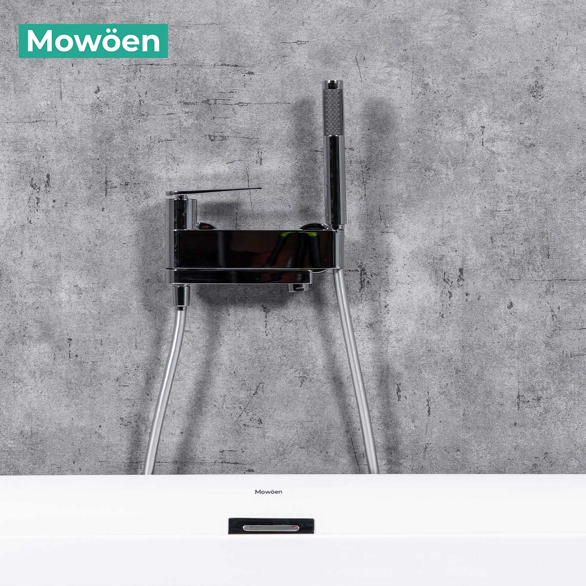 Vòi bồn tắm Mowoen MONICA FB0006-2C 5 Vòi bồn tắm Mowoen Monica FB0006 2C gắn tường xả bồn tắm nhập khẩu