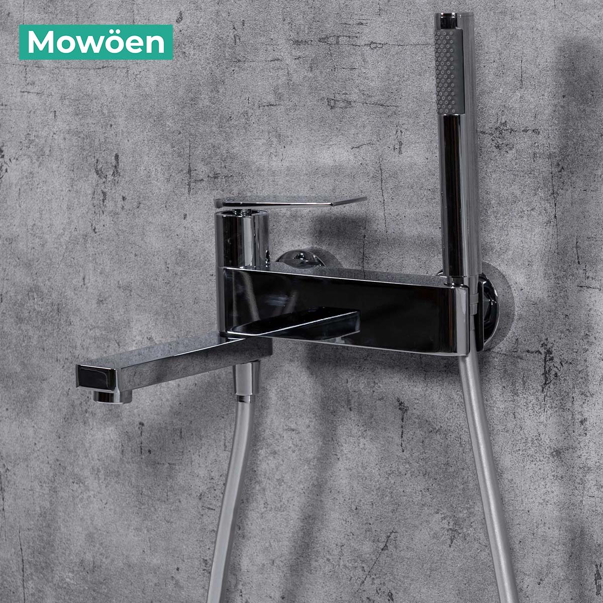 Vòi bồn tắm Mowoen MONICA FB0006-2C 9 Vòi bồn tắm Mowoen Monica FB0006 2C gắn tường xả bồn tắm nhập khẩu