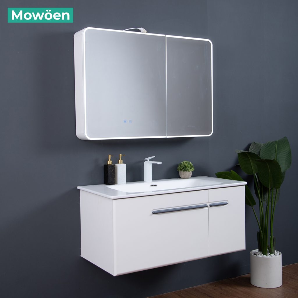 Tủ Lavabo Mowoen MW6628 100 chất liệu Plywood nhập khẩu
