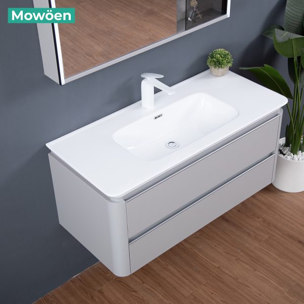 Tủ Lavabo Mowoen MW6632 - 100 chất liệu Plywood treo tường phòng tắm