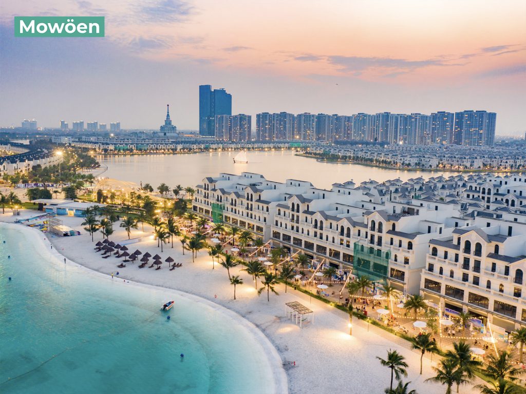 Bồn tắm Mowoen tại phân khu Ngọc Trai – Vinhomes Ocean Park 2 Khu biệt thự cao cấp Vinhomes Ocean Park Gia Lâm cao cấp