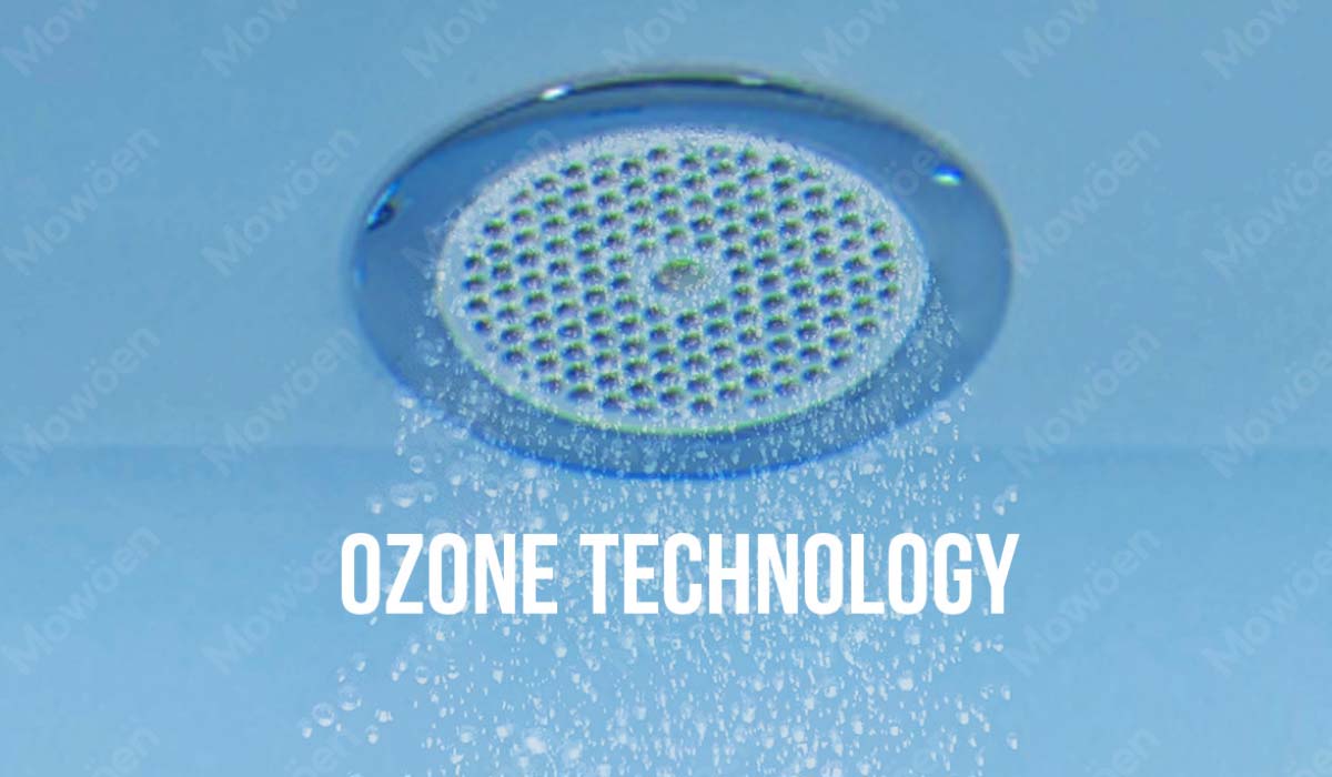 Công nghệ lọc nước OZONE bồn tắm nằm massage Mowoen