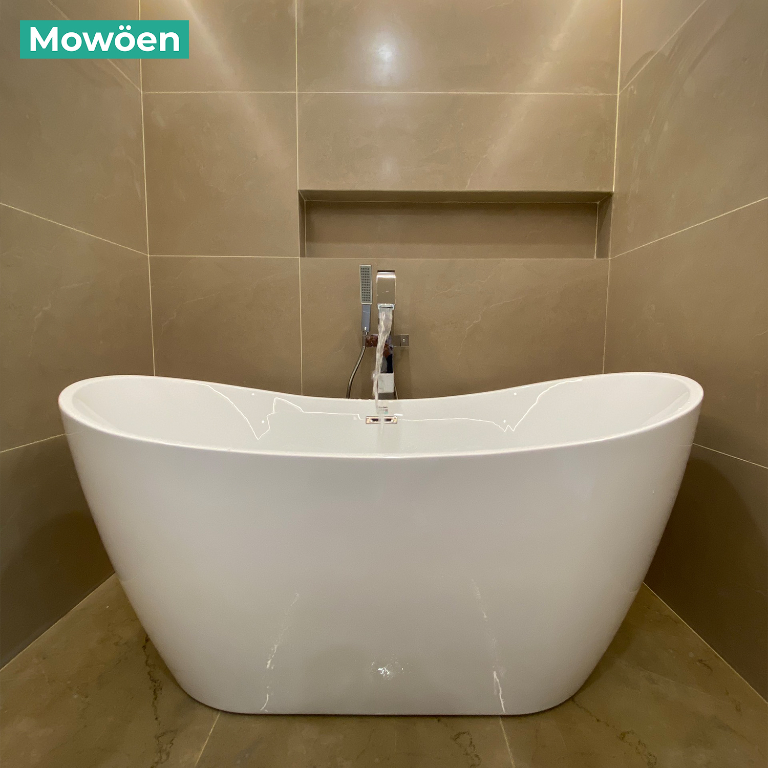 Bồn tắm nằm ngâm Mowoen MW8207b-150 nguyên khối nhập khẩu