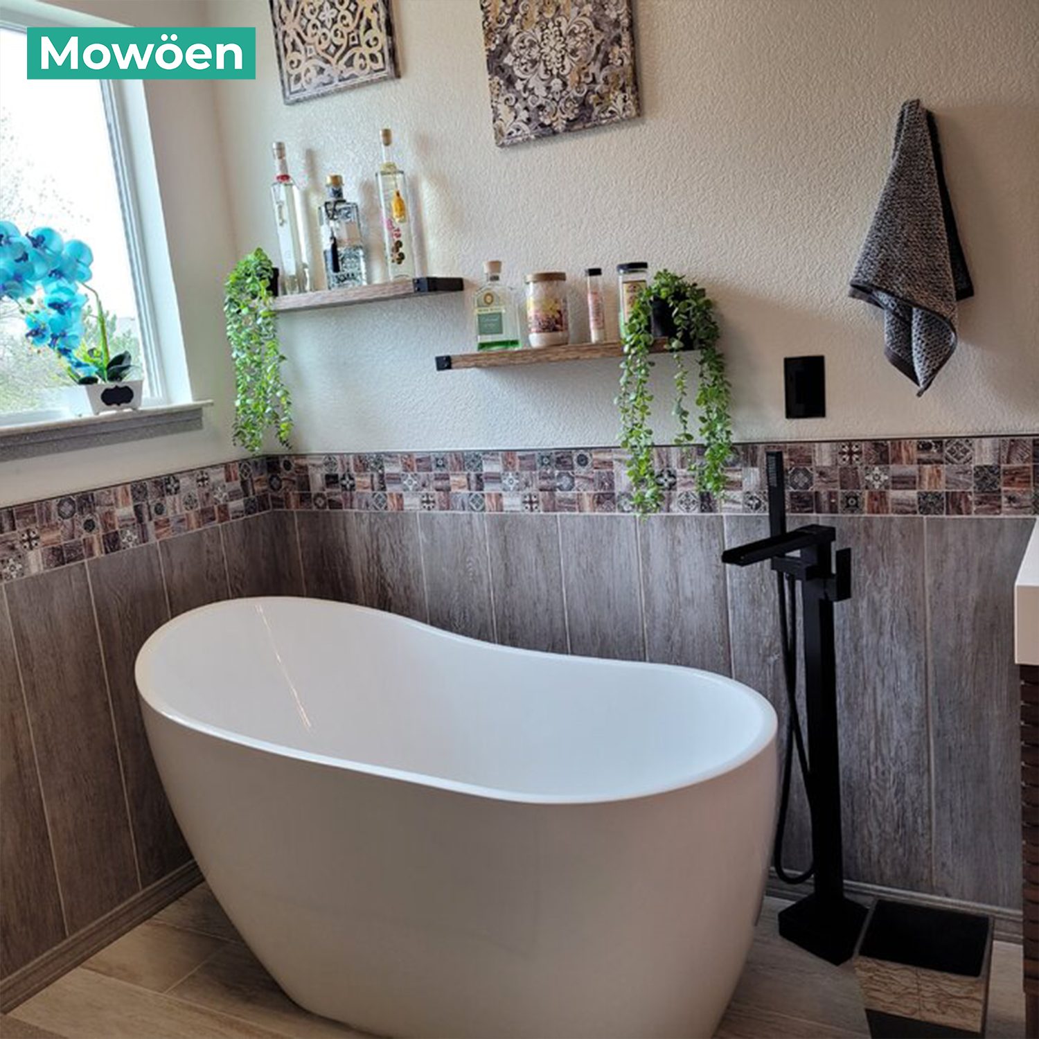 Bồn tắm nằm ngâm Mowoen MW8225-137 nhập khẩu
