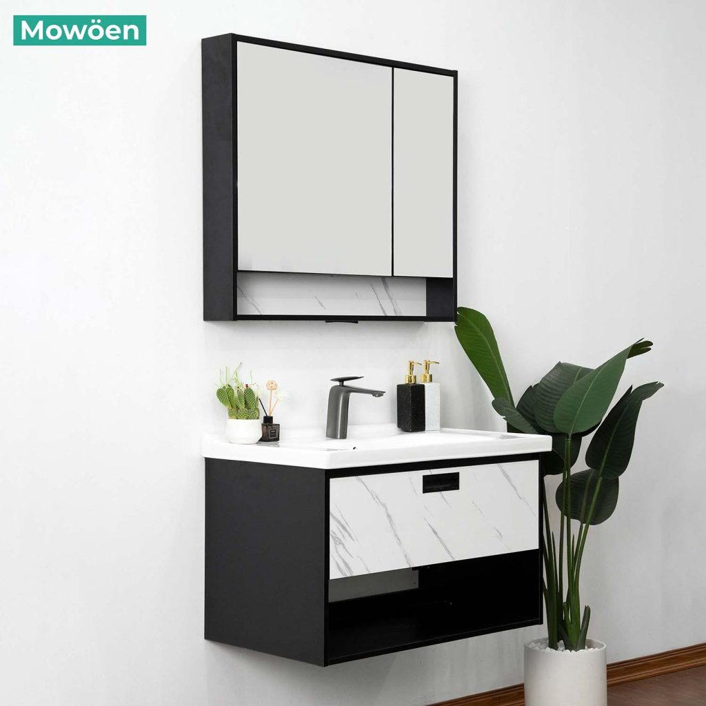 Tủ Lavabo Mowoen MW6952 80 chất liệu Plywood nhập khẩu