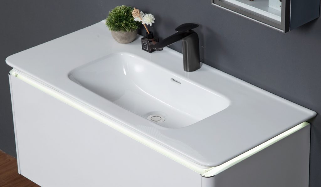 Tủ lavabo Mowoen MW6812S mặt chậu full sứ thế hệ mới