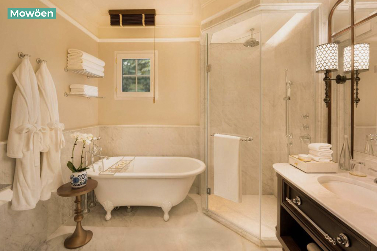 Bồn tắm tân cổ điển Mowoen tại khách sạn Sofitel Legend Metropole Hà Nội Bồn tắm tân cổ điển Mowoen tại khách sạn Sofitel Legend Metropole Hà Nội