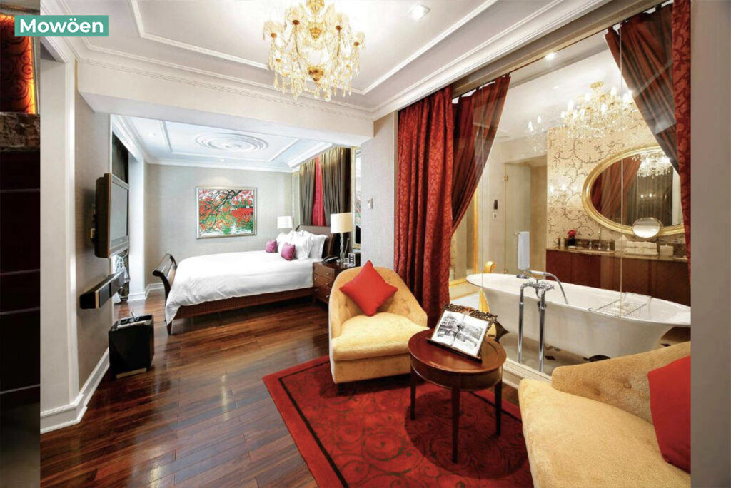 Bí quyết lựa chọn bồn tắm cho khách sạn cao cấp 8 Khách sạn 5 sao sang trọng Sofitel Legend Metropole Hà Nội chọn bồn tắm Mowoen