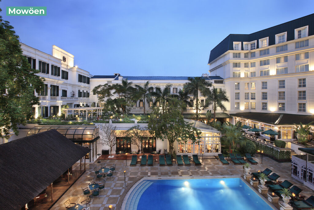 Sofitel Legend Metropole – Khách sạn 5 sao sang trọng nhất Hà Nội chọn bồn tắm Mowoen. 2 Bên trong khách sạn 5 sao đẳng cấp Sofitel Leged Metropole Hà Nội.