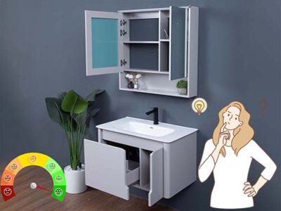 Chọn tủ lavabo nhựa PVC phù hợp phòng tắm Mowoen
