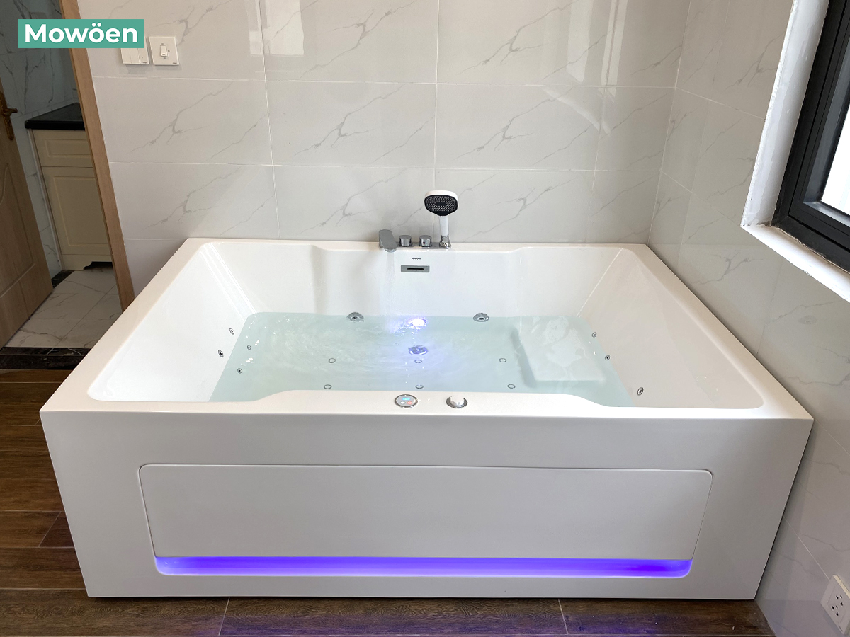 Bồn tắm Mowoen hoàn thiện tại Cọ Xanh trong Vinhomes Ocean Park 2 Bồn tắm Mowoen hoàn thiện tại Cọ Xanh trong Vinhomes Ocean Park 2