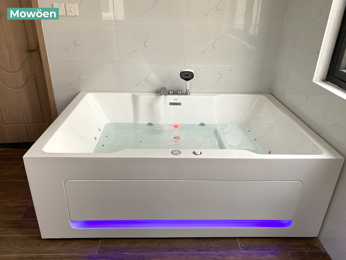 Bồn tắm Mowoen hoàn thiện tại Cọ Xanh trong Vinhomes Ocean Park 2 Bồn tắm Mowoen hoàn thiện tại Cọ Xanh trong Vinhomes Ocean Park 2