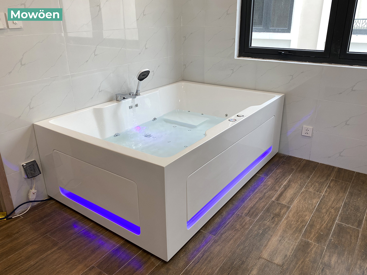 Bồn tắm Mowoen hoàn thiện tại Cọ Xanh trong Vinhomes Ocean Park 2 Bồn tắm Mowoen hoàn thiện tại Cọ Xanh trong Vinhomes Ocean Park 2