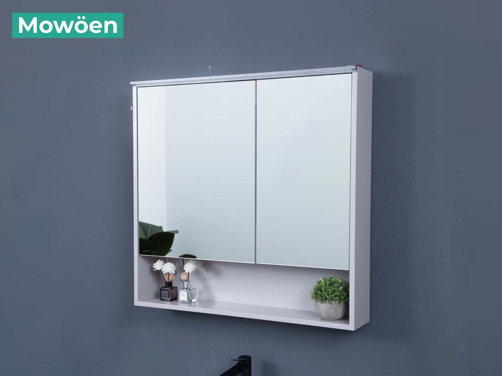 Tủ gương phòng tắm có đèn thông minh Mowoen