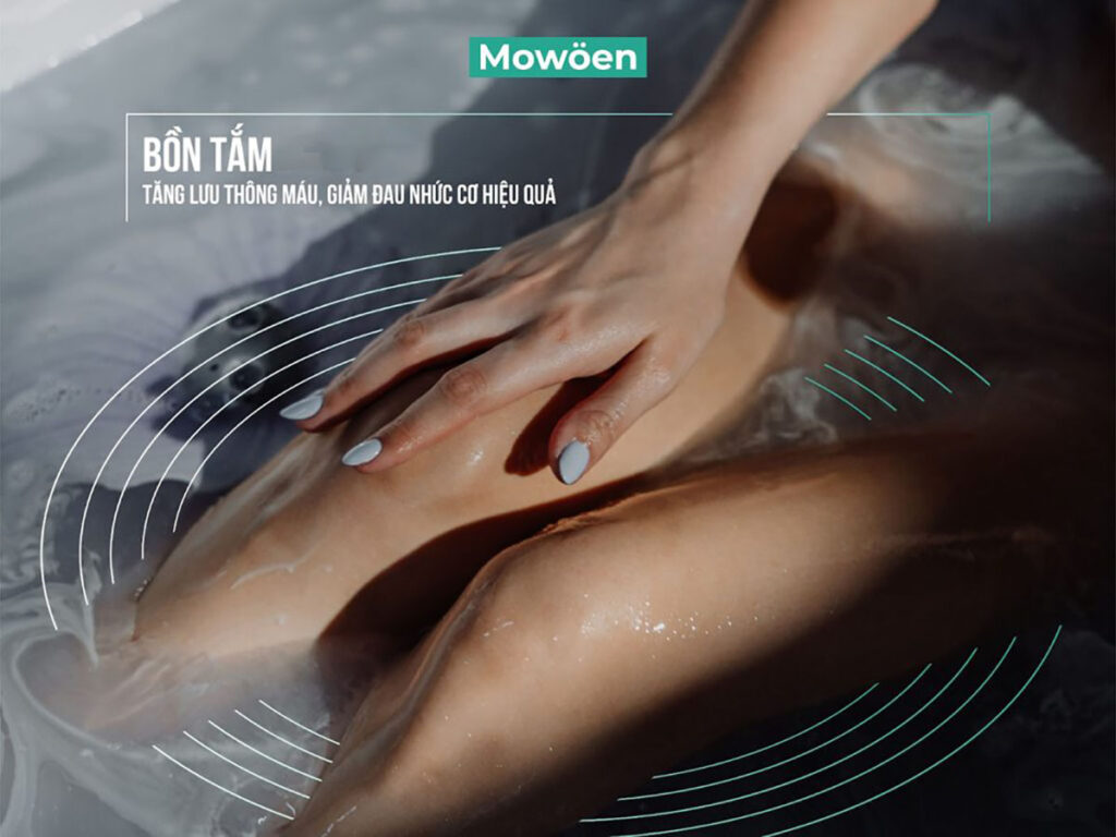 Tác dụng bồn tắm ngâm với da