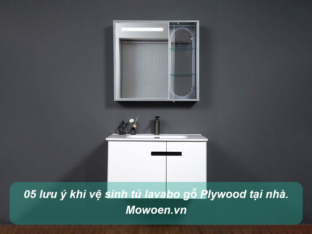 05 Lưu ý khi vệ sinh tủ lavabo gỗ Plywood tại nhà 1 05 Lưu ý khi vệ sinh tủ lavabo gỗ Plywood tại nhà của Mowoen