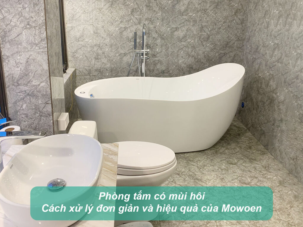 Phòng tắm có mùi hôi và cách xử lý đơn giản, hiệu quả của Mowoen