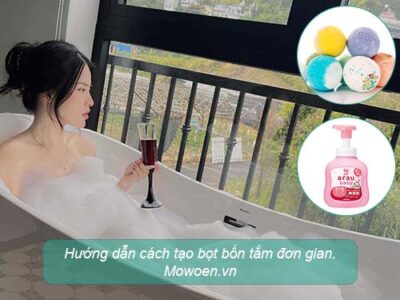 Hướng dẫn cách tạo bọt bồn tắm đơn giản trong 1 phút