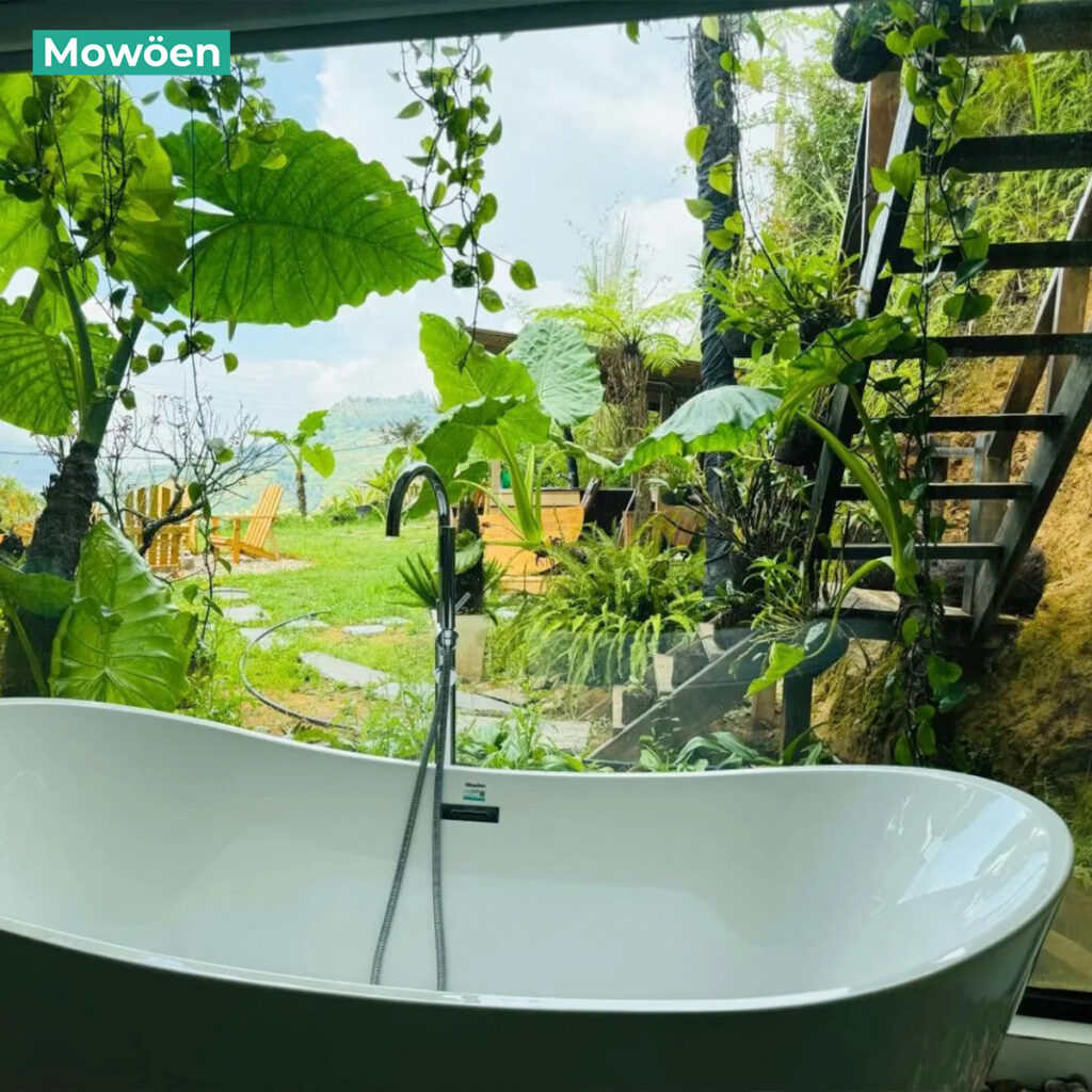Bồn tắm Mowoen tại Homestay Chapa villa Sapa