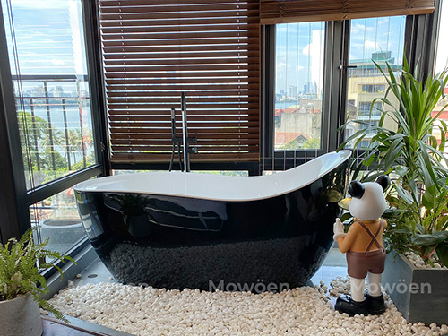 Kích thước bồn sục massage màu đen Mowoen MW8213-170WB.MS