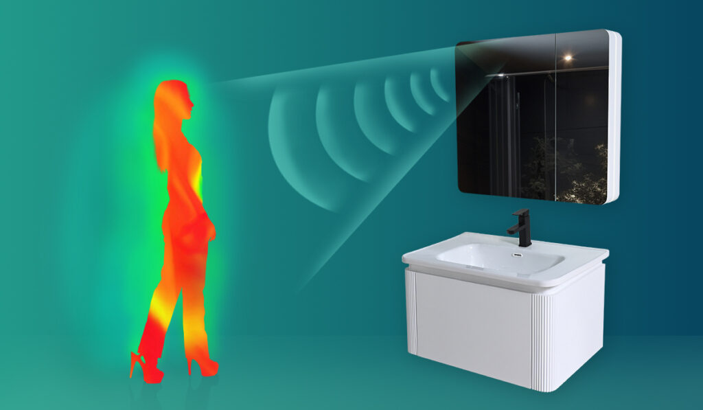 Tủ lavabo MW2823 cảm biến chuyển động hiện đại