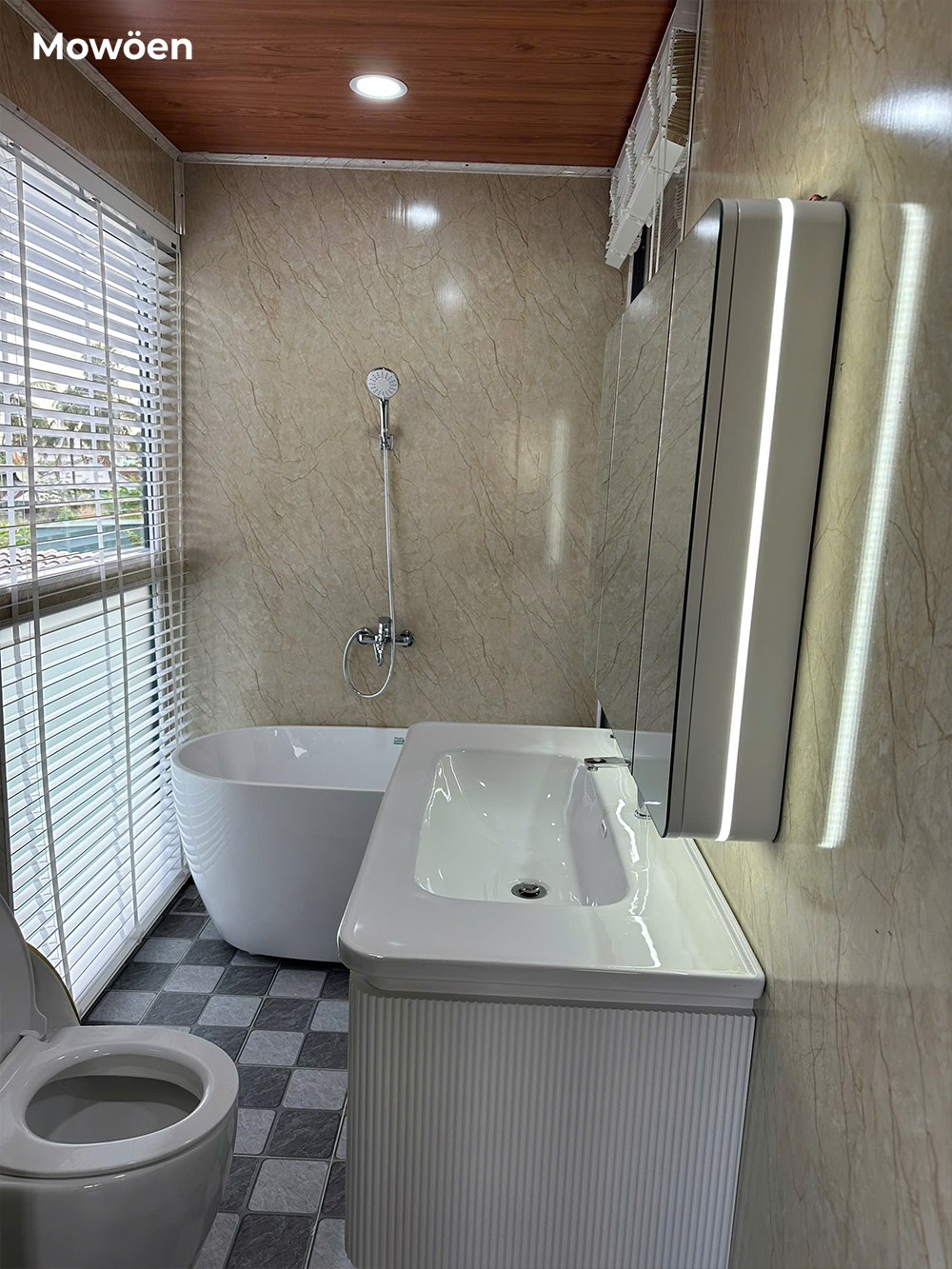 COCO GARDEN & Thiết bị phòng tắm Mowoen chuẩn Resort - Điều khiến du khách muốn quay lại 10 Tủ Lavabo treo tường tại Coco Garden Cát Lái