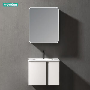 Tủ lavabo nhựa PVC Mowoen MW2703-60PVC thiết kế nhỏ gọn treo tường phòng tắm