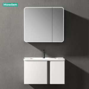 Tủ lavabo nhựa PVC Mowoen MW2703-80PVC nhập khẩu treo tường phòng tắm