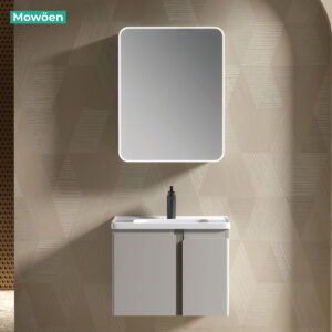 Tủ lavabo nhựa PVC Mowoen MW2705-60PVC thiết kế treo tường phòng tắm