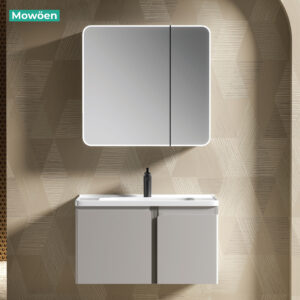 Tủ lavabo nhựa PVC Mowoen MW2705-80PVC nhập khẩu, thiết kế treo tường