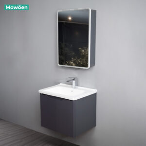 Tủ lavabo nhựa PVC Mowoen MW2706-60PVC treo tường phòng tắm hiện đại