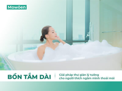 Bồn tắm dài – Giải pháp thư giãn lý tưởng cho người thích ngâm mình thoải mái