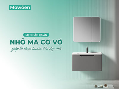 Mẹo bảo quản tủ chậu lavabo nhựa bền đẹp như mới