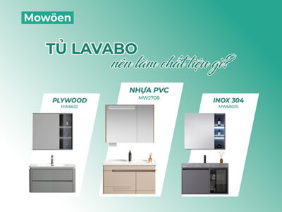 Tủ lavabo nên làm chất liệu gì để bền đẹp, tiết kiệm chi phí?