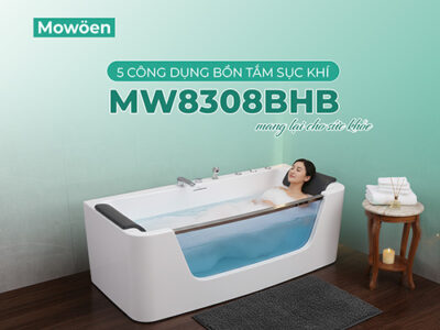 Bạn có biết bồn tắm sục khí MW8308BHB sẽ giúp bạn giảm đau mỏi cơ thể không?