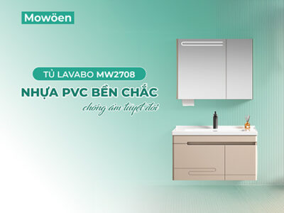 Tủ lavabo nhựa PVC MW2708 - Bền chắc, an tâm với khả năng chống ẩm tuyệt đối