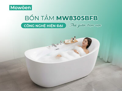 Bồn tắm nằm MW8305BHB - Công nghệ hiện đại, thư giãn trọn vẹn