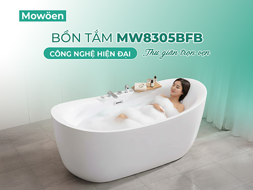 Bồn tắm nằm MW8305BHB - Công nghệ hiện đại, thư giãn trọn vẹn