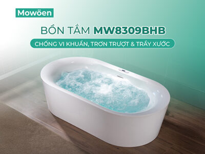 Bồn tắm nhựa MW8309BHB-170: Chống khuẩn, trơn trượt & trầy xước