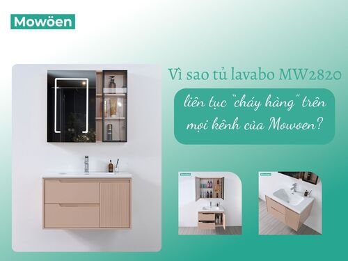 MW2820 - Mẫu tủ nhà tắm "cháy hàng" trên mọi kênh của Mowoen