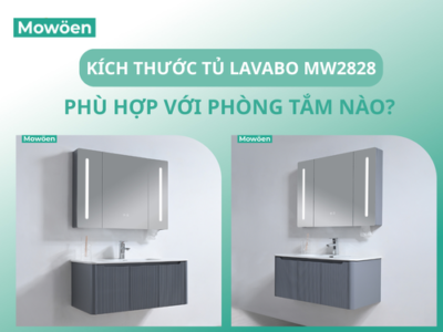 Kích thước tủ lavabo MW2828 có phù hợp với phòng tắm của bạn? Tìm hiểu ngay