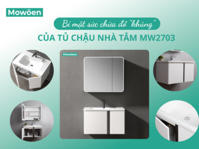Bật mí sức chứa đồ "khủng" của tủ chậu nhà tắm MW2703