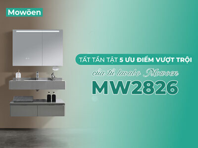 Tất tần tật 5 ưu điểm vượt trội của tủ lavabo nhà tắm MW2826