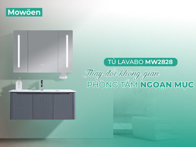 Tủ nhựa lavabo đẹp MW2828 đã thay đổi không gian phòng tắm như thế nào?