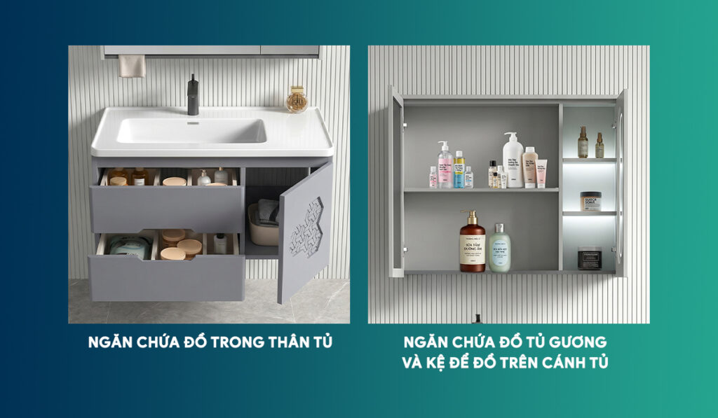 So sánh tủ lavabo MW2713 và MW2715 về thiết kế, chất liệu và giá thành