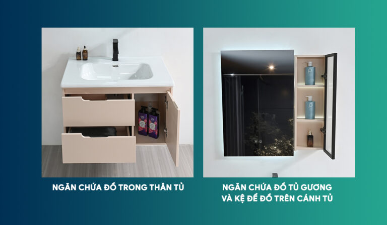 Tủ lavabo MW2708 có gì đặc biệt? Phân tích chi tiết từ thiết kế đến công năng