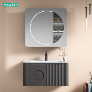 Tủ lavabo nhựa PVC Mowoen MW2713-80PVC nhập khẩu